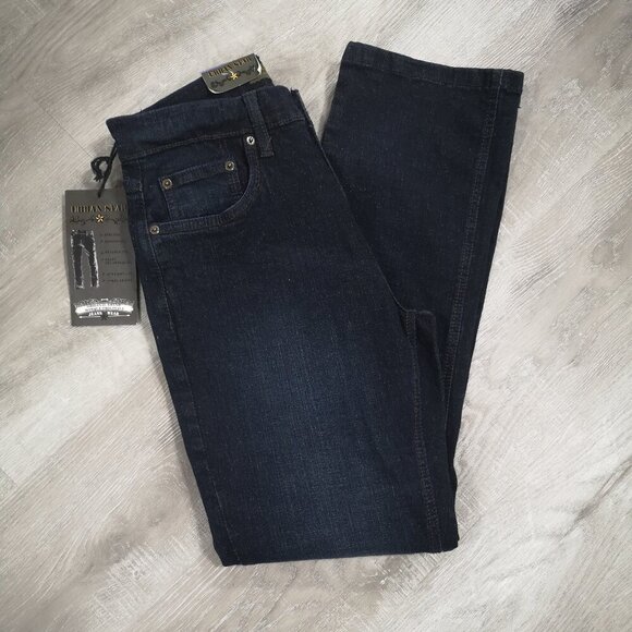 NWT Urban Star Men's Dark Wash Size 30/31 Relaxed Fit Blue Jeans - Picture 5 of 13